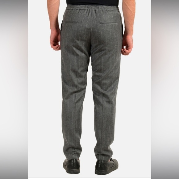 Hugo Boss Men's "Banks4" Wool Gray Striped Pants US 30R - Picture 13 of 13